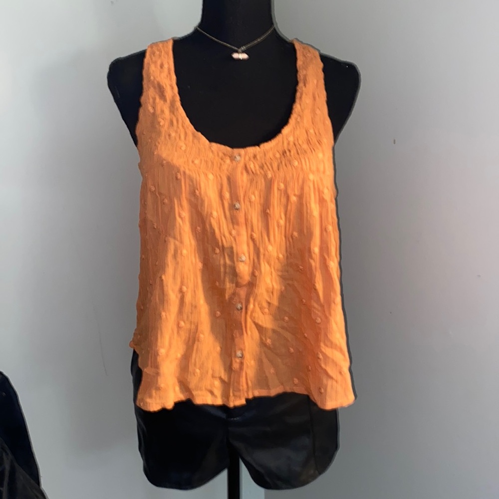 Racer back button down Tank 🌻 - Picture 2 of 4